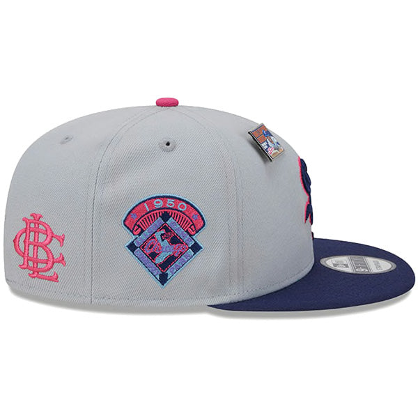 9FIFTY MLB BIG LEAGUE CHEW シカゴ・ホワイトソックス グレー ネイビーバイザー