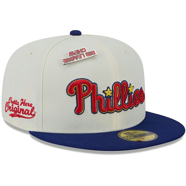 59FIFTY MLB BIG LEAGUE CHEW フィラデルフィア・フィリーズ オフホワイト
