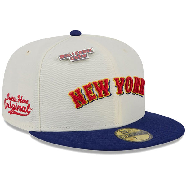 59FIFTY MLB BIG LEAGUE CHEW ニューヨーク・メッツ クーパーズタウン オフホワイト