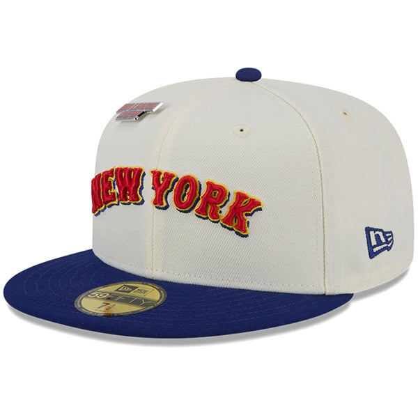 59FIFTY MLB BIG LEAGUE CHEW ニューヨーク・メッツ クーパーズタウン オフホワイト