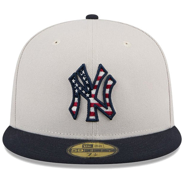 59FIFTY オンフィールド 2024 MLB 4th of July ニューヨーク・ヤンキース ストーン