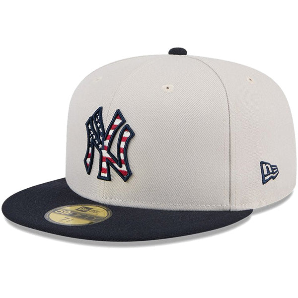 59FIFTY オンフィールド 2024 MLB 4th of July ニューヨーク・ヤンキース ストーン