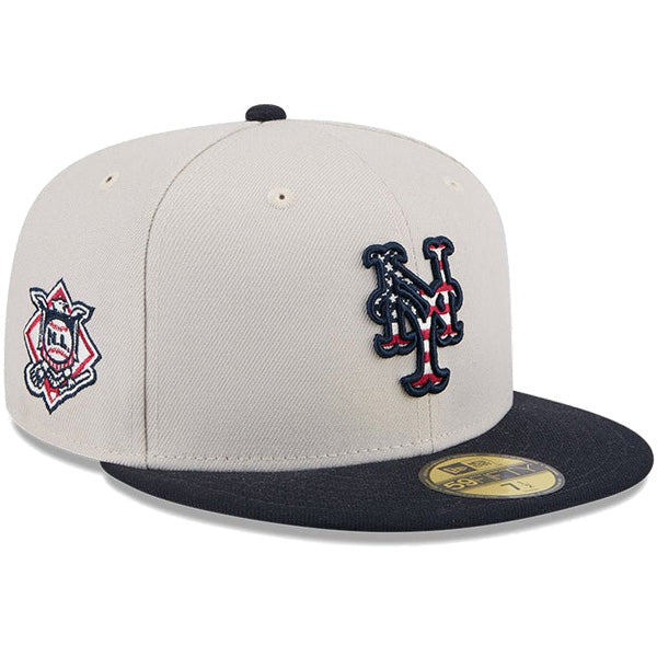 59FIFTY オンフィールド 2024 MLB 4th of July ニューヨーク・メッツ ストーン