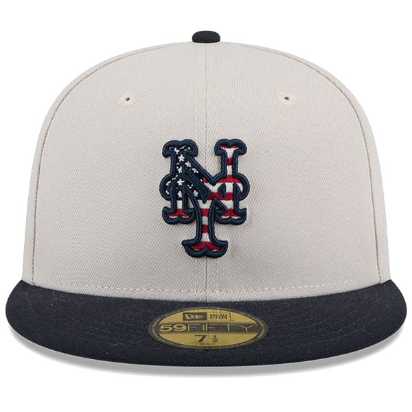 59FIFTY オンフィールド 2024 MLB 4th of July ニューヨーク・メッツ ストーン