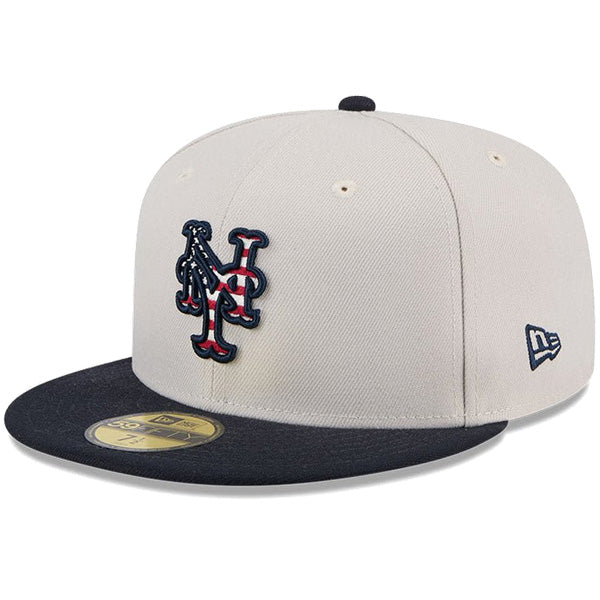 59FIFTY オンフィールド 2024 MLB 4th of July ニューヨーク・メッツ ストーン