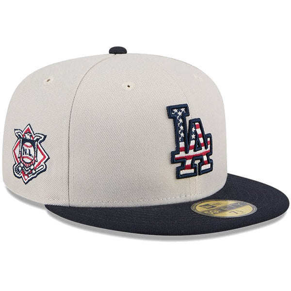 59FIFTY オンフィールド 2024 MLB 4th of July ロサンゼルス・ドジャース ストーン