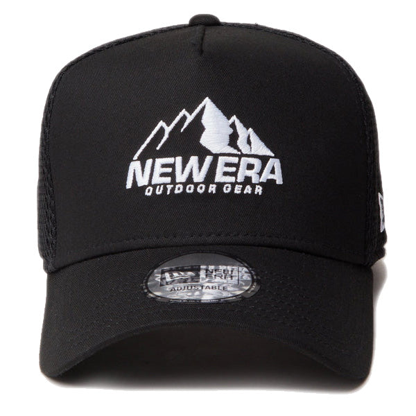 9FORTY A-Frame トラッカー Mountain Logo Spacer Mesh ブラック【ニューエラアウトドア】