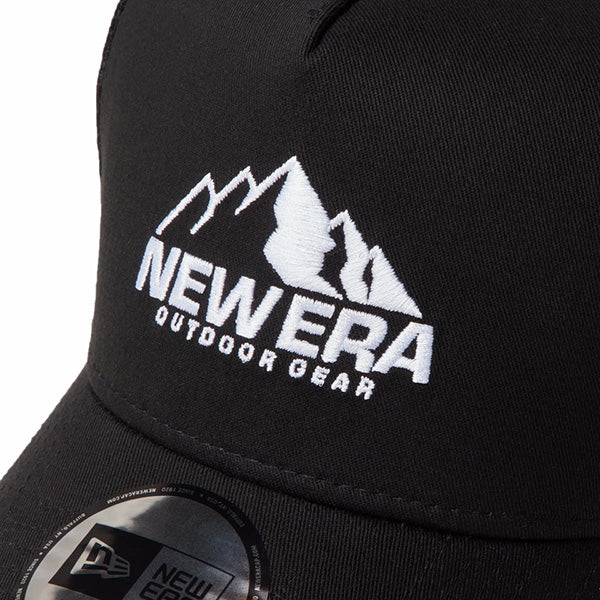 9FORTY A-Frame トラッカー Mountain Logo Spacer Mesh ブラック【ニューエラアウトドア】