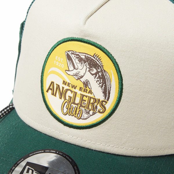 9FORTY A-Frame トラッカー Angler's Club バス ストーン/ダークグリーン【ニューエラアウトドア】