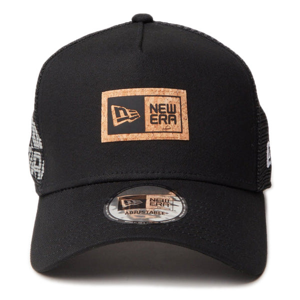 9FORTY A-Frame トラッカー Cork Patch ボックスロゴ ブラック【ニューエラアウトドア】