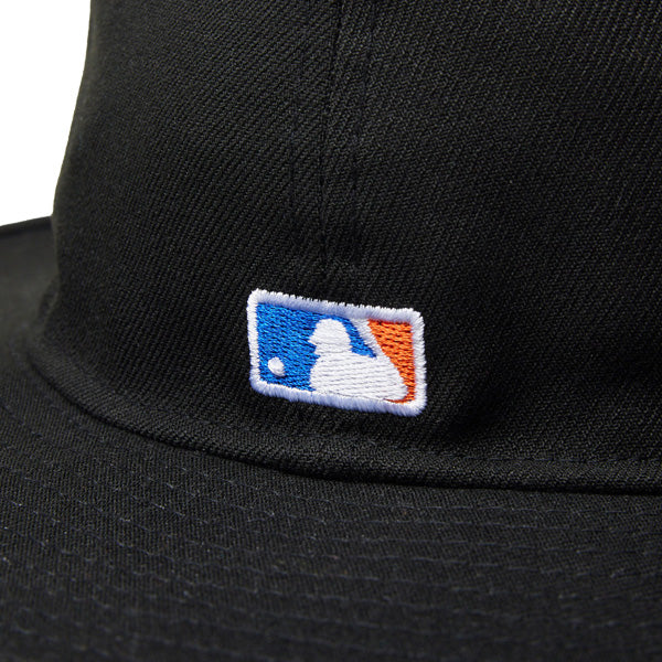 フィッテド ロングブリムハット Fitted Long Brim Hat ニューヨーク・メッツ ブラック