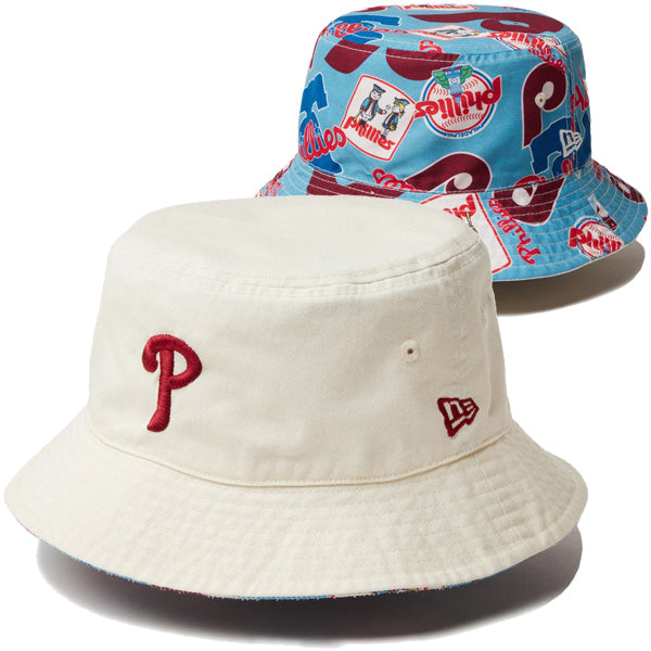 バケット01 リバーシブル MLB Reversible Hat フィラデルフィア・フィリーズ クローム