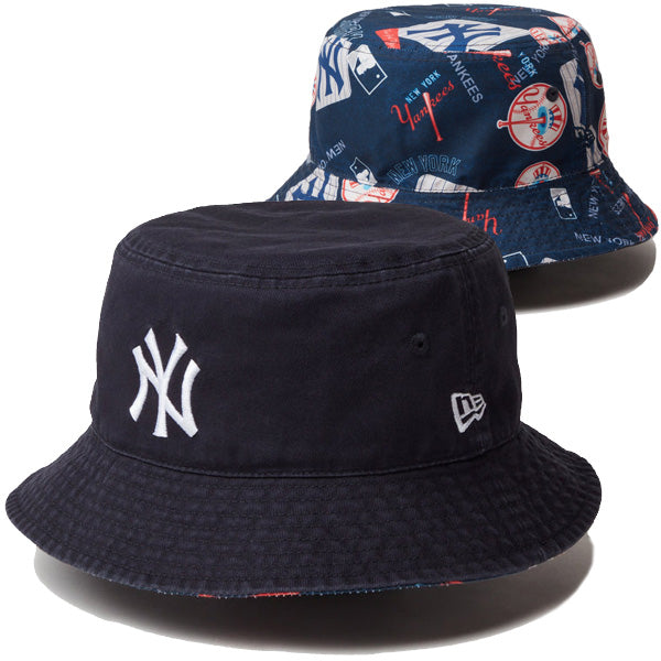 バケット01 リバーシブル MLB Reversible Hat ニューヨーク・ヤンキース ネイビー