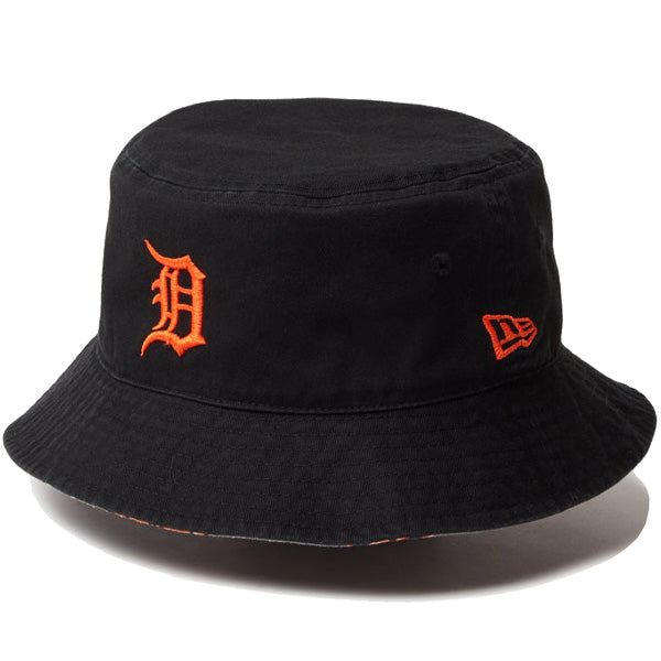 バケット01 リバーシブル MLB Reversible Hat デトロイト・タイガース ブラック