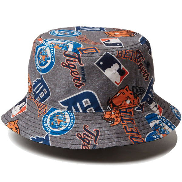 バケット01 リバーシブル MLB Reversible Hat デトロイト・タイガース ブラック