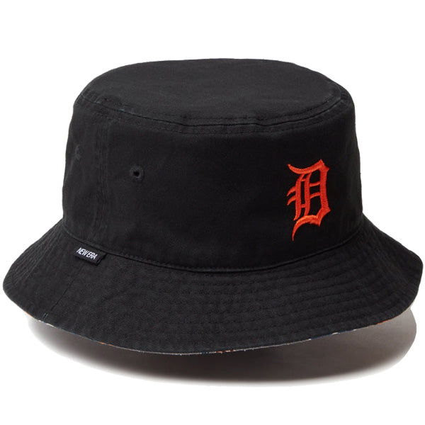 バケット01 リバーシブル MLB Reversible Hat デトロイト・タイガース ブラック