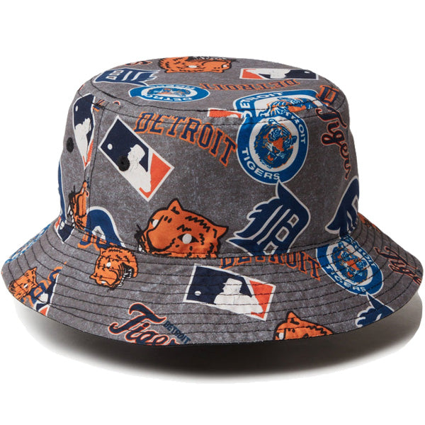 バケット01 リバーシブル MLB Reversible Hat デトロイト・タイガース ブラック