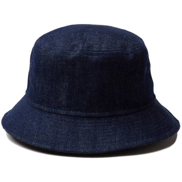 バケット01 Denim Leather Patch インディゴデニム