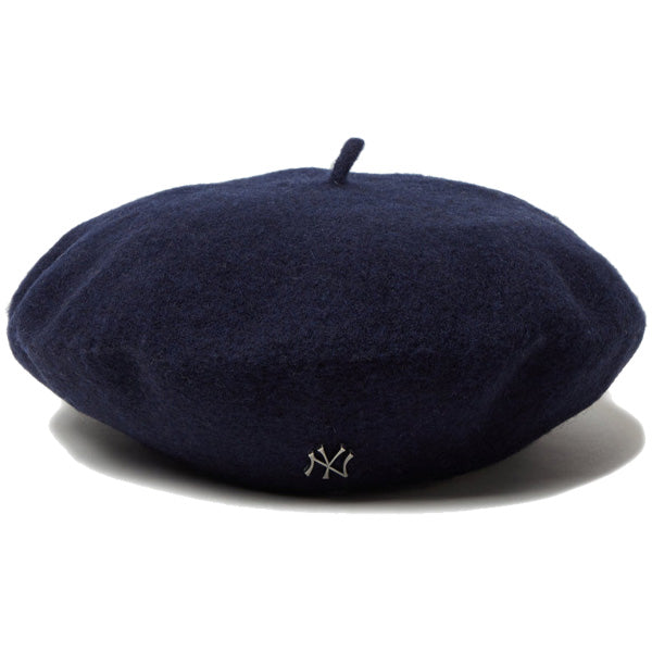 ベレー Wool Beret ニューヨーク・ヤンキース メタルピン ネイビー