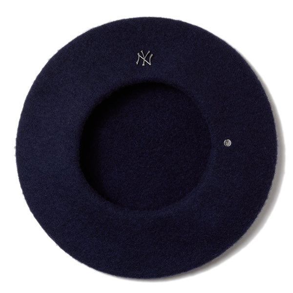 ベレー Wool Beret ニューヨーク・ヤンキース メタルピン ネイビー