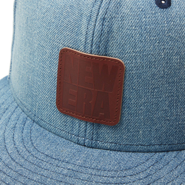 9FIFTY Denim Leather Patch ウォッシュドデニム