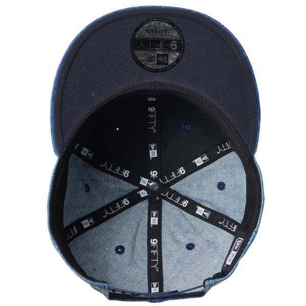 9FIFTY Denim Leather Patch ウォッシュドデニム