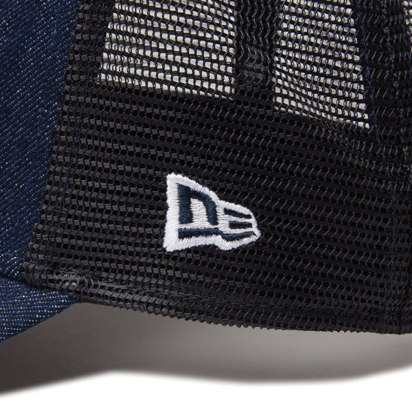 9FORTY A-Frame トラッカー Denim Leather Patch インディゴデニム