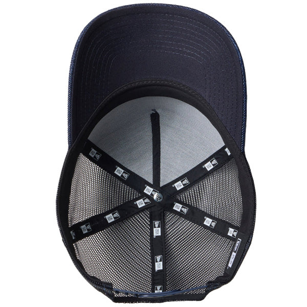 9FORTY A-Frame トラッカー Denim Leather Patch インディゴデニム