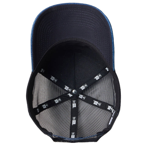 9FORTY A-Frame トラッカー Denim Leather Patch ウォッシュドデニム