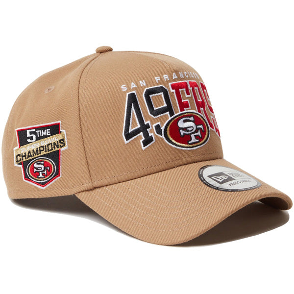 9FORTY A-Frame NFL Champions サンフランシスコ・49ERS カーキ