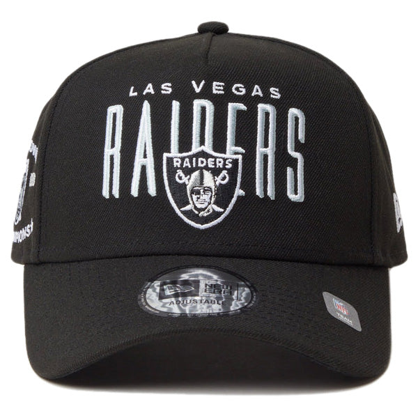 9FORTY A-Frame NFL Champions ラスベガス・レイダース ブラック