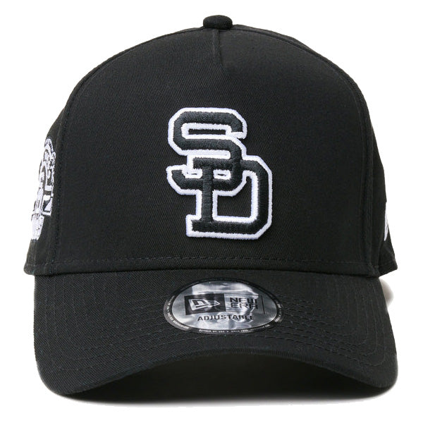 9FORTY A-Frame MLB Black & White サンディエゴ・パドレス クーパーズタウン ブラック