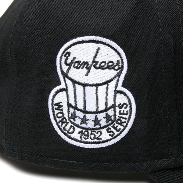 9FORTY A-Frame MLB Black & White ニューヨーク・ヤンキース クーパーズタウン ブラック