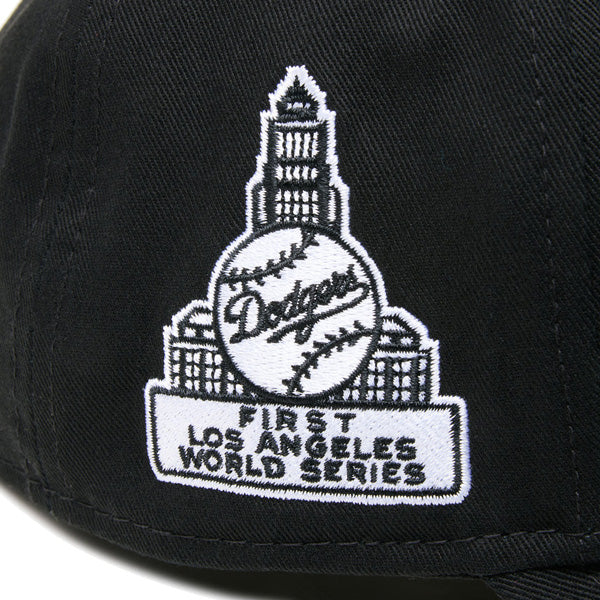 9FORTY A-Frame MLB Black & White ロサンゼルス・ドジャース クーパーズタウン ブラック