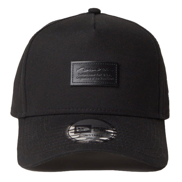 9FORTY A-Frame Black Leather Patch ブラック