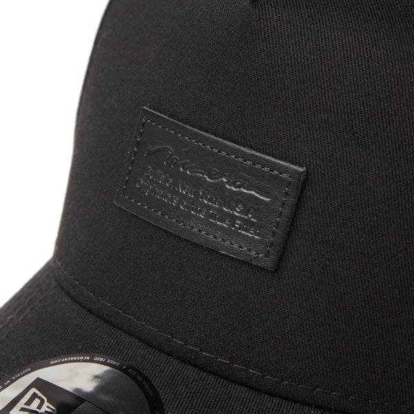 9FORTY A-Frame Black Leather Patch ブラック