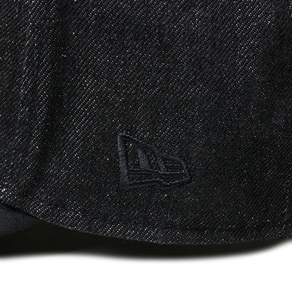 9FORTY A-Frame MLB Denim 2-Tone ロサンゼルス・ドジャース ブラックデニム ブラックスウェードバイザー