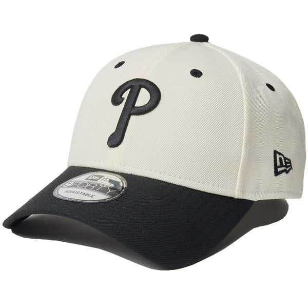 9FORTY MLB Wool Visor フィラデルフィア・フィリーズ クローム ブラックバイザー