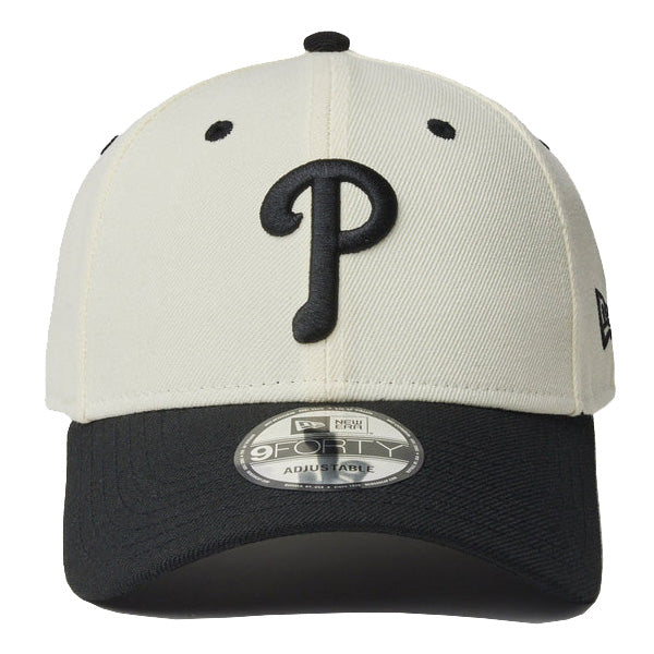 9FORTY MLB Wool Visor フィラデルフィア・フィリーズ クローム ブラックバイザー