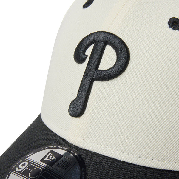 9FORTY MLB Wool Visor フィラデルフィア・フィリーズ クローム ブラックバイザー
