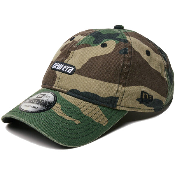 9TWENTY Super Heavy Wash Racer Logo ウッドランドカモ