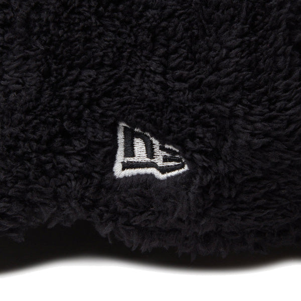 9TWENTY Mink Fleece ミンクフリース Metal Logo ブラック