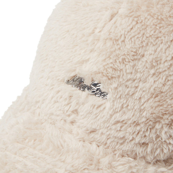 9TWENTY Mink Fleece ミンクフリース Metal Logo ライトベージュ