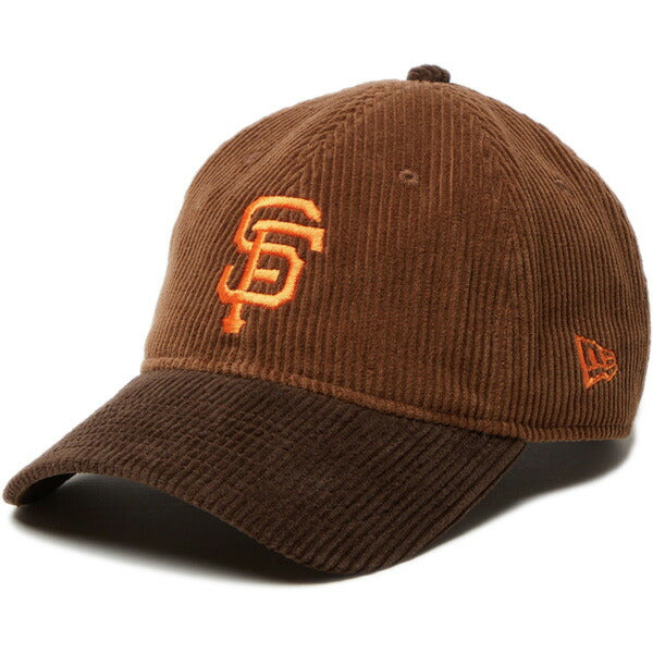 9TWENTY MLB Corduroy コーデュロイ サンフランシスコ・ジャイアンツ キャメル ブラウンバイザー