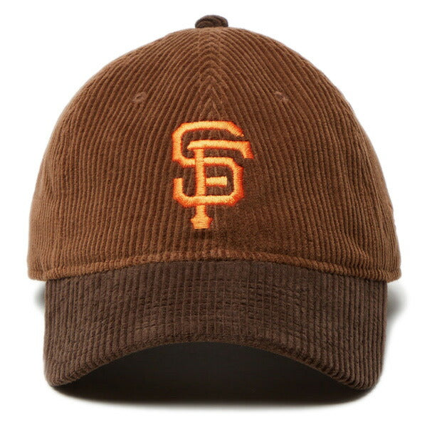 9TWENTY MLB Corduroy コーデュロイ サンフランシスコ・ジャイアンツ キャメル ブラウンバイザー