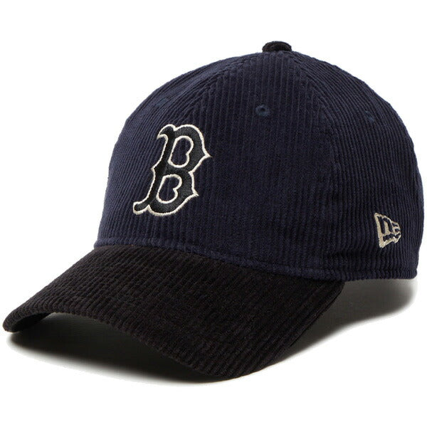 9TWENTY MLB Corduroy コーデュロイ ボストン・レッドソックス ネイビー ブラックバイザー