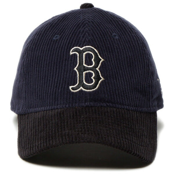 9TWENTY MLB Corduroy コーデュロイ ボストン・レッドソックス ネイビー ブラックバイザー