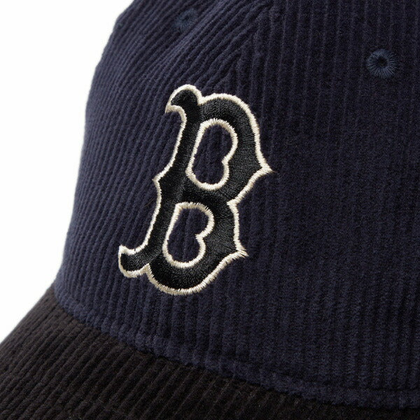 9TWENTY MLB Corduroy コーデュロイ ボストン・レッドソックス ネイビー ブラックバイザー