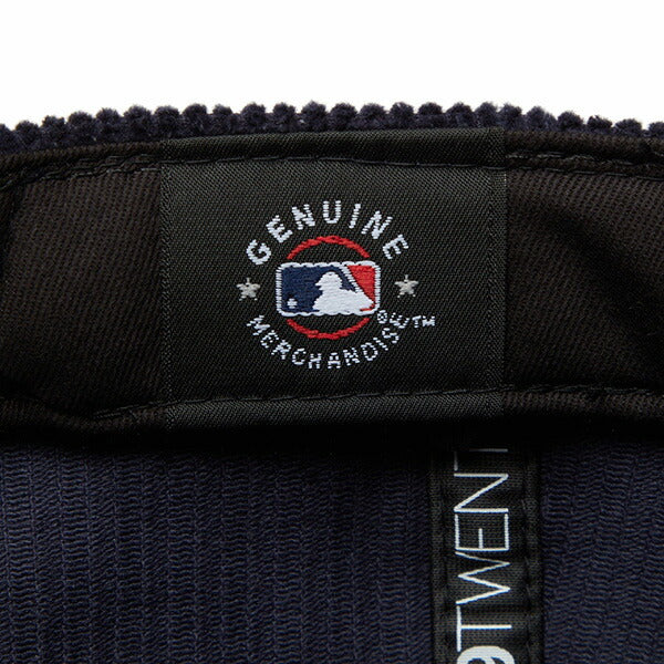 9TWENTY MLB Corduroy コーデュロイ ボストン・レッドソックス ネイビー ブラックバイザー