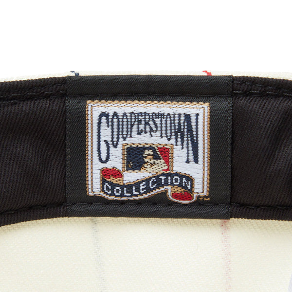 59FIFTY New York Yankees Cooperstown ニューヨーク・ヤンキース クロームピンストライプ ネイビーバイザー